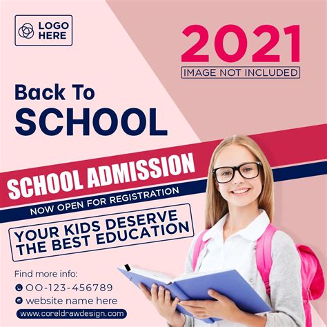 Download School Admission Banner Template Free Vector Design ...