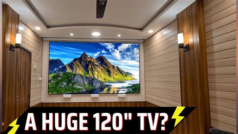 A Huge 120 inch TV? BIGVUE Fixed Frame Premium ALR Projector Screen | Best ALR Projector Screen ...