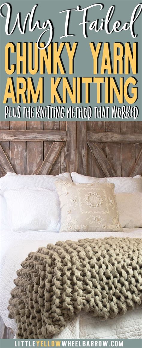 How to make a chunky knit blanket after you fail at arm knitting – Artofit