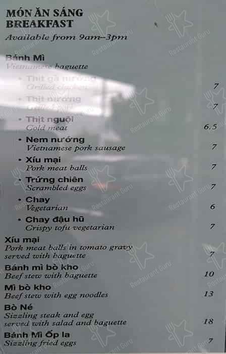 Menu at District Pho restaurant, Deepdene