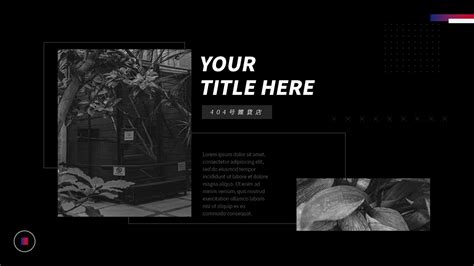 DARK PowerPoint Template - 1 :: Behance