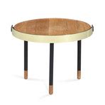 Carmel Low Coffee Table (Brass // Waxed Oak) - Camino - Touch of Modern