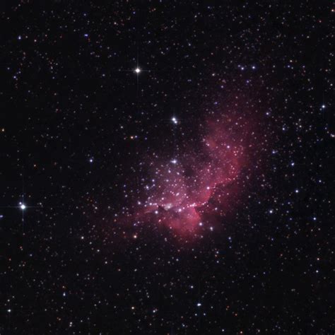 Wizard Nebula through 80mm Telescope - AstroBackyard | DSLR Astrophotography Blog