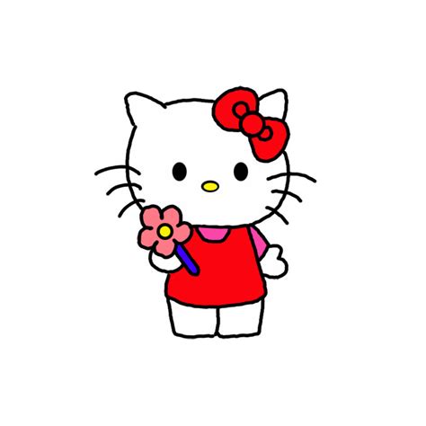 Hello Kitty Drawing Hello Kitty And Teddy Bear PNG Image With ...