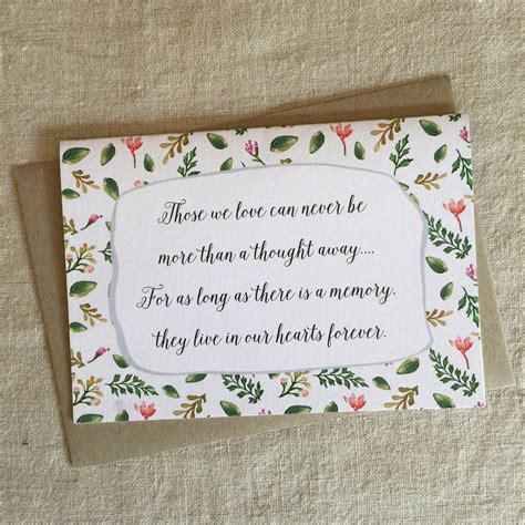 Sympathy Quote Card - Pink Paddock Store