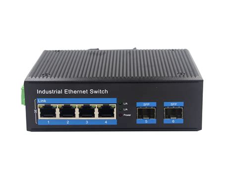 2 port 1000M Industrial POE Switch with 2 SFP Slots