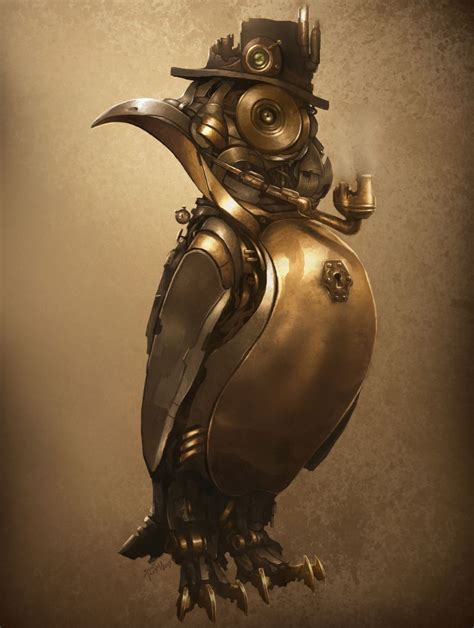 Steampunk Penguin | Steampunk art, Steampunk animals, Steampunk drawing