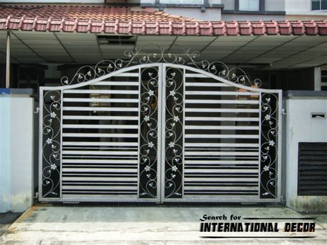 Choice of gate designs for private house and garage