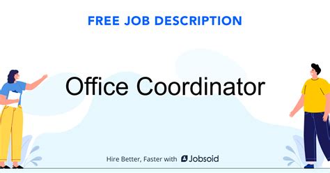 Office Coordinator Job Description - Jobsoid