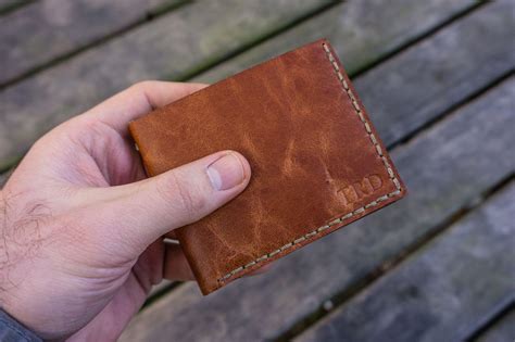 No.48 Handmade Leather Wallet - Rustic Brown - Galen Leather