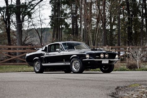 Download Fastback Ford Shelby GT350 Black Car Car Muscle Car Vehicle 4k ...