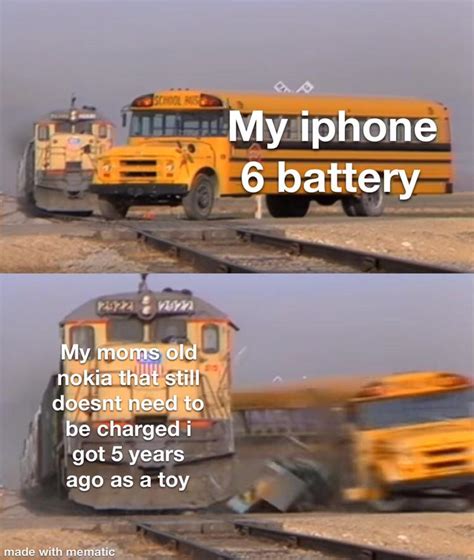 Nokia battery>iphone battery : r/memes