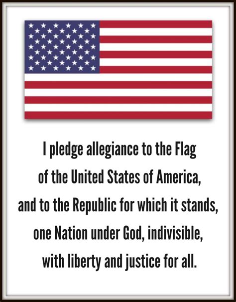 Pledge Of Allegiance Text Printable - Printable Word Searches