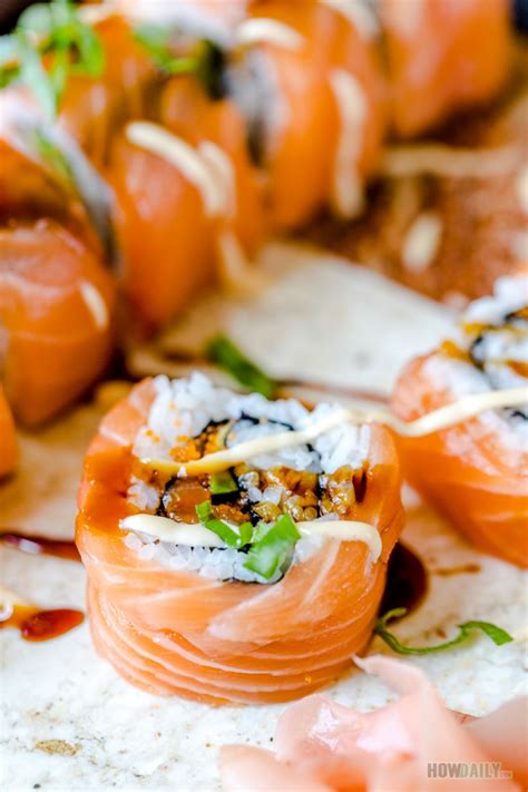 Salmon All Around Sushi Roll Recipe