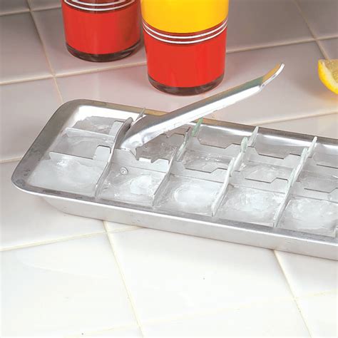 Aluminum Ice Cube Tray - Metal Ice Trays - Miles Kimball