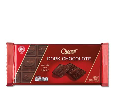 Dark Chocolate or Dark Chocolate Almond Bars - Choceur | ALDI US