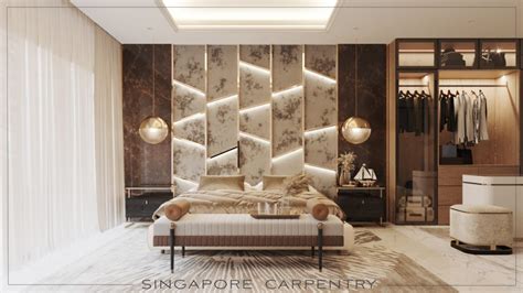 5 Modern & Luxurious Bedroom Interiors - Carpentry Singapore