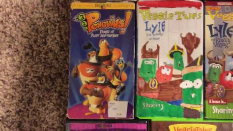 My veggietales dvd's and vhs tapes - YouTube