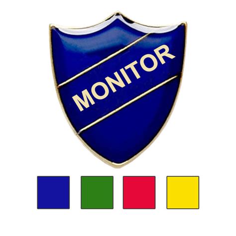 MONITOR BADGE (shield)