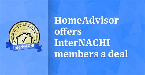 HomeAdvisor offers InterNACHI members a deal - Special Deals for ...