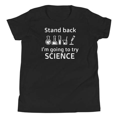 Science T shirt Youth Science Teee Funny Science Kids T | Etsy ...