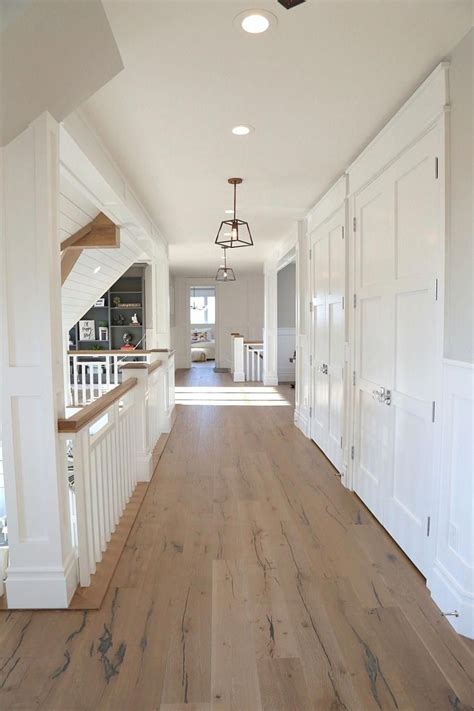 Trim, door and railing color is Benjamin Moore Super White #farmhousePaintColors | Painting trim ...