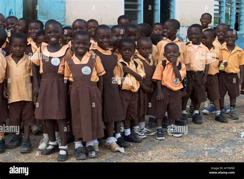 Ghana school uniform hi-res stock photography and images - Alamy