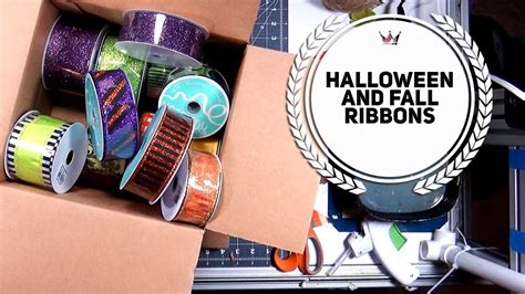 Craft Outlet Fall And Halloween Ribbon Haul - YouTube