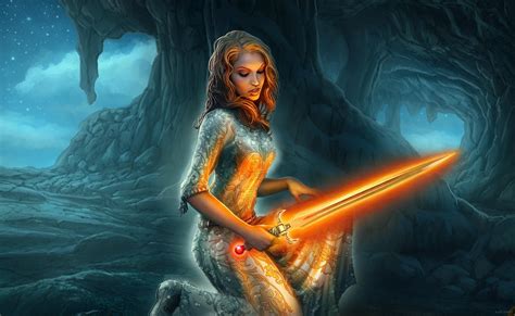 fantasy Art, Artwork, Sword Wallpapers HD / Desktop and Mobile Backgrounds