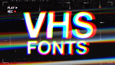 Vhs Play Font