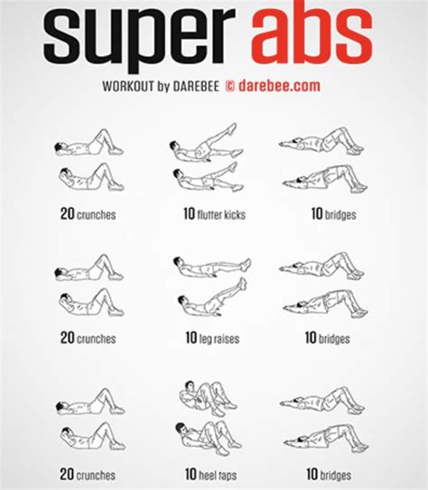 Super Abs Workout | 7 minute ab workout, Abs workout program, Abs workout