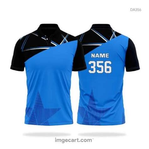 Cricket jersey Black and Blue - imgecart