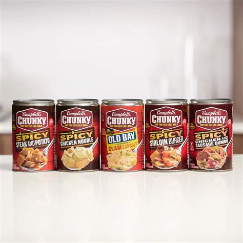 Campbell's Chunky Soup, Classic Chicken Noodle Soup And Chicken And ...