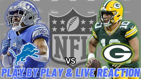 Detroit Lions vs Green Bay Packers Live Reaction | NFL Play by Play ...