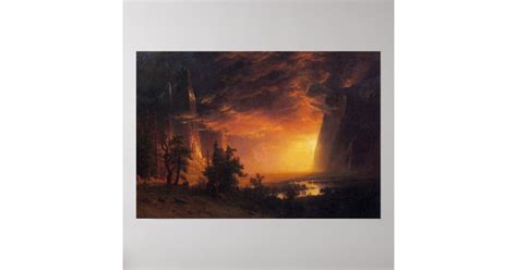 Albert Bierstadt-Sunrise in Yosemite Valley Poster | Zazzle