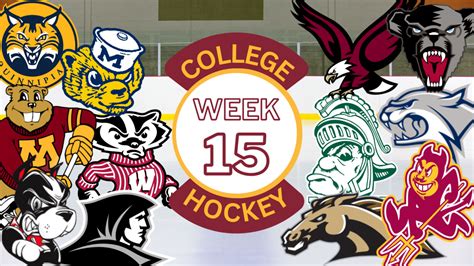 Week 15: College Hockey Rankings, Betting Lines, and Weekend Preview ...