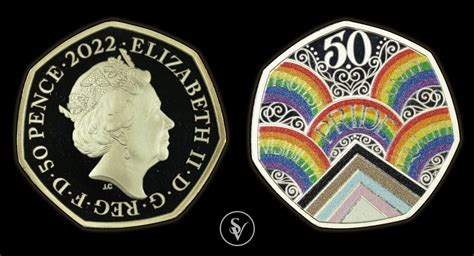 50 Years of Pride 2022 UK 50p Silver Proof Coloured Coin - Coins and ...