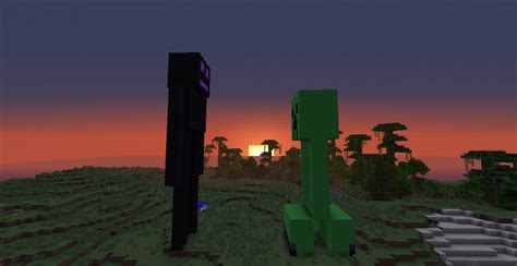 Enderman VS Creeper Minecraft Project