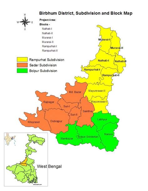 Birbhum District Map – GumCha4Health