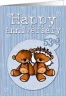 53rd Wedding Anniversary Cards from Greeting Card Universe