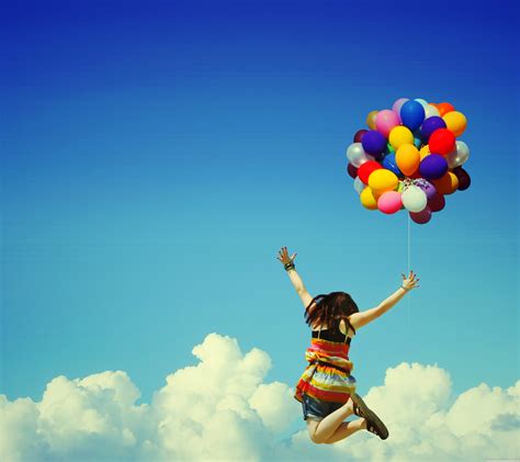 Free photo: Girl with Balloons - Balloons, Birthday, Celebration - Free ...