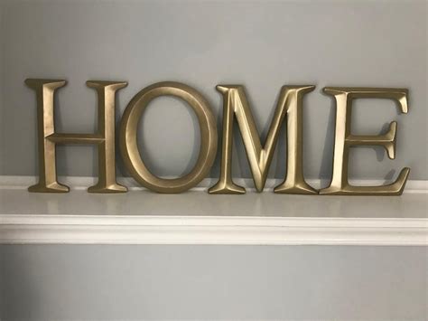 Home Letters Home Letter Sign Home Letters With Wreath as O - Etsy