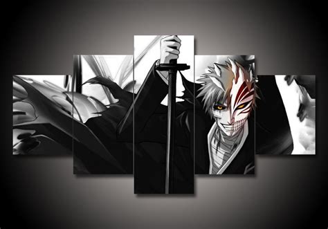 Bleach 3 – Anime 5 Panel Canvas Art Wall Decor – Canvas Storm