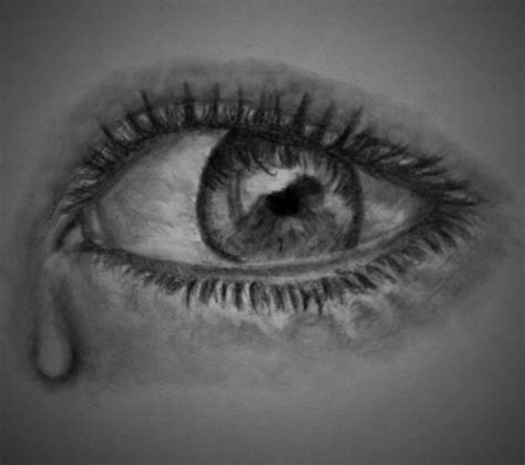 Eye, a little tear. by Blablablashalala on DeviantArt