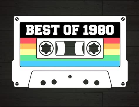 Best of 1980 Retro Cassette Tape Graphic by NiceToMeetYou · Creative Fabrica