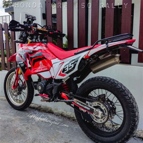 Honda CRF 150 Rally by Makadamgear | Honda, Rally, Bike