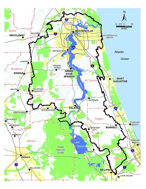 Map Of St Johns River Florida | Florida Map 2018