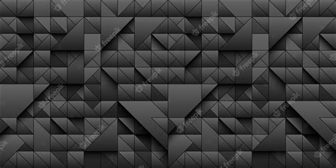 Premium Vector | Black triangle geometric background