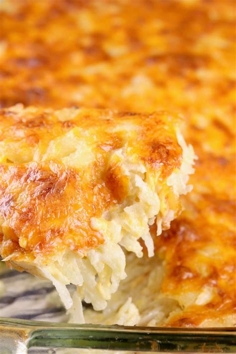 Cheesy Hashbrown Casserole Recipe - Miss in the Kitchen