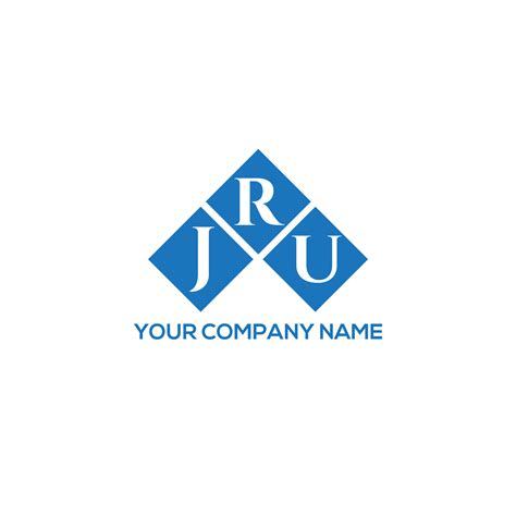 JRU letter logo design on white background. JRU creative initials letter logo concept. JRU ...